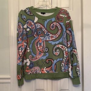Talbots Paisley Sweatshirt